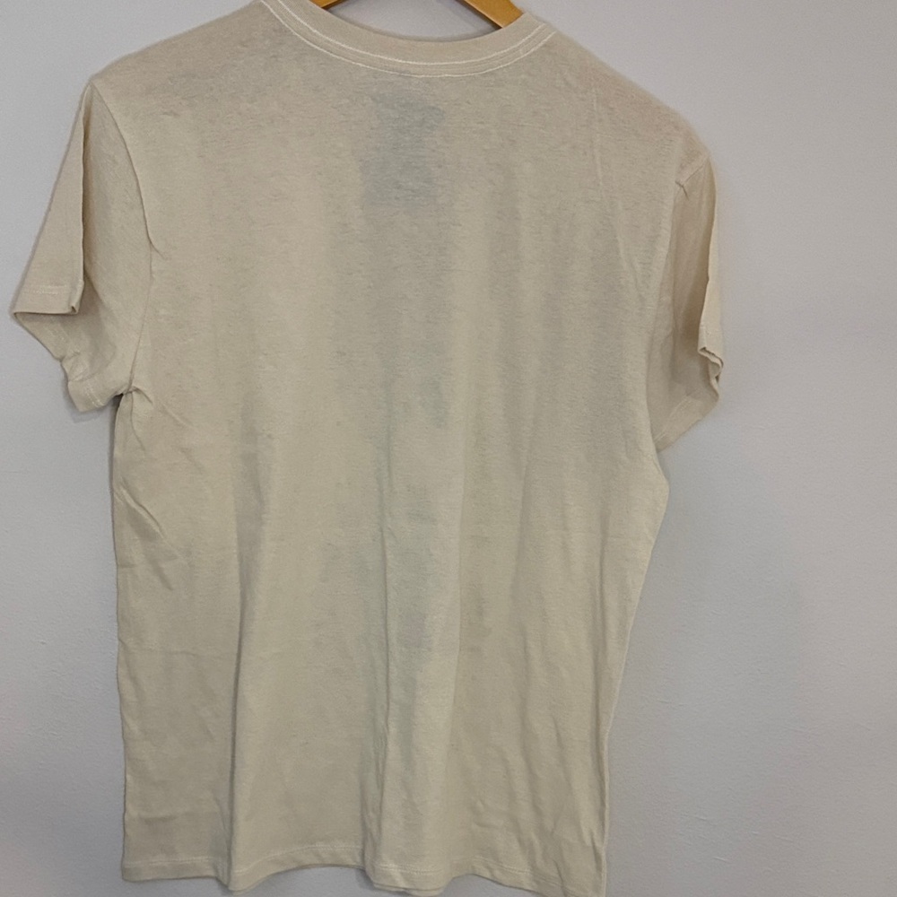 Beige T-Shirt with Cartoon Dog Characters - Picture 4 of 5